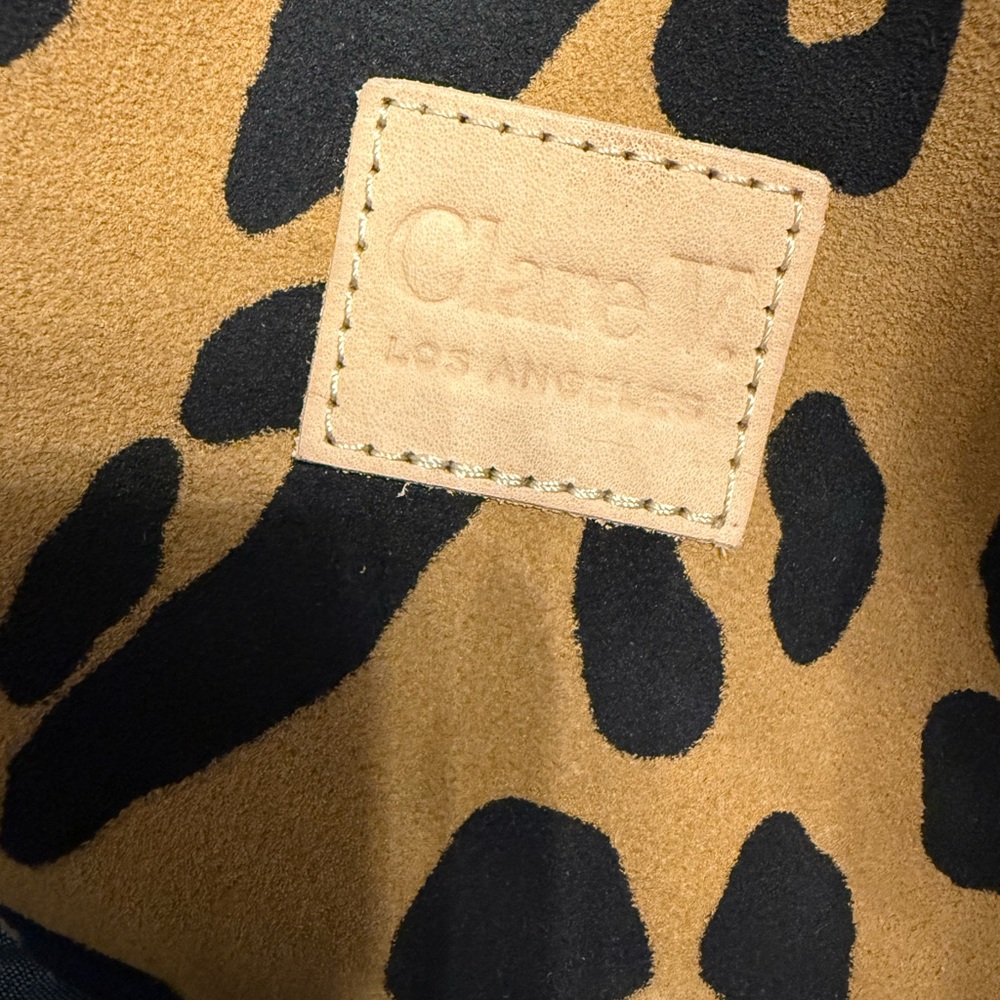 Clare V Women’s Leopard Print Suede Tote Bag - Picture 10 of 11